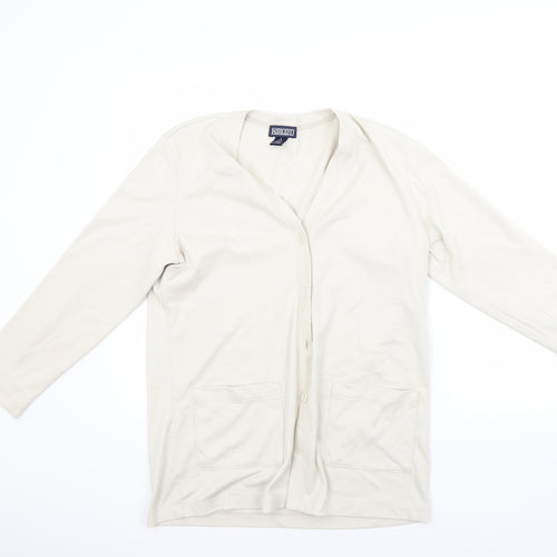 Lands end Womens Beige   Cardigan Jumper Size S