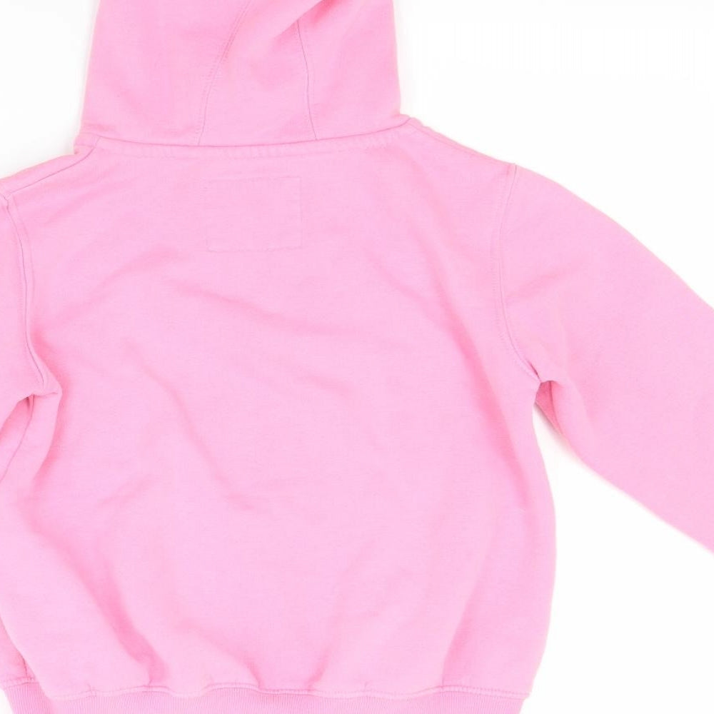 NEXT Girls Pink   Full Zip Hoodie Size 9-10 Years