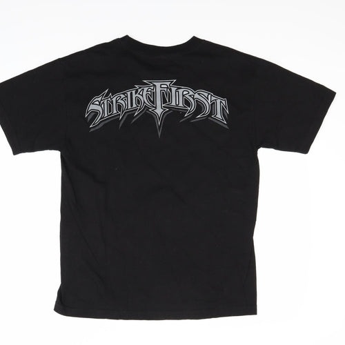 Preworn Mens Black    T-Shirt Size M