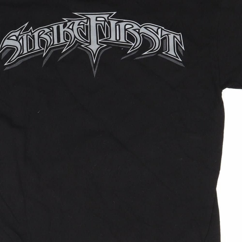 Preworn Mens Black    T-Shirt Size M