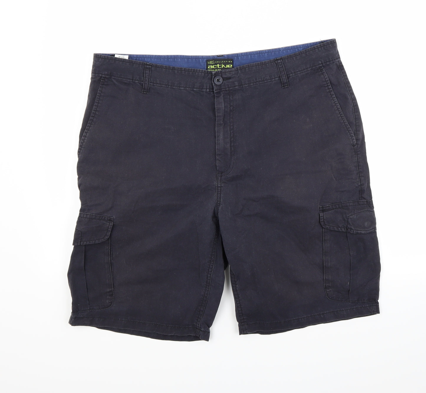 Marks and Spencer Mens Blue   Chino Trousers Size 36