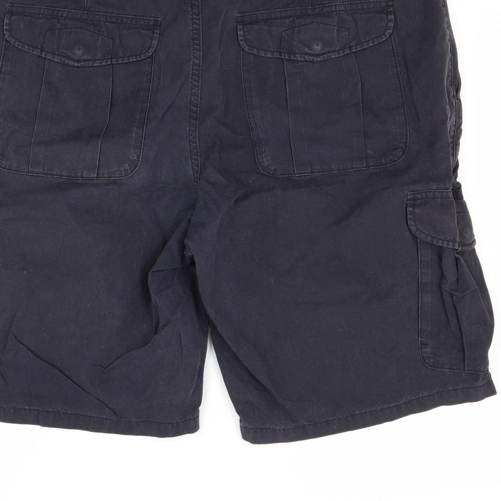 Marks and Spencer Mens Blue   Chino Trousers Size 36