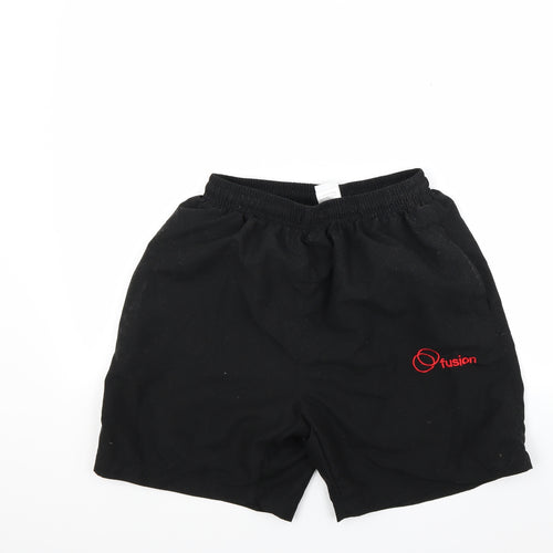 Aqua Mens Black   Bermuda Shorts Size M