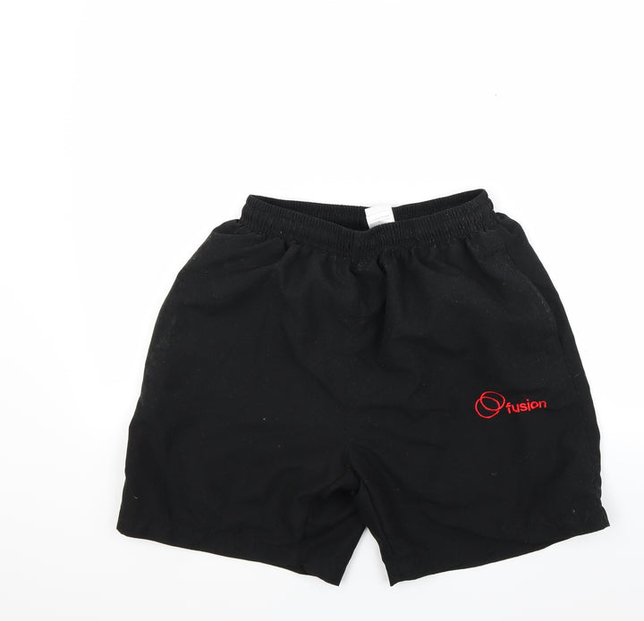 Aqua Mens Black Bermuda Shorts Size M