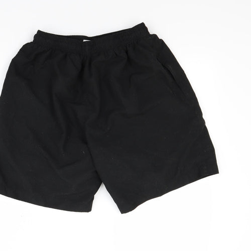 Aqua Mens Black   Bermuda Shorts Size M