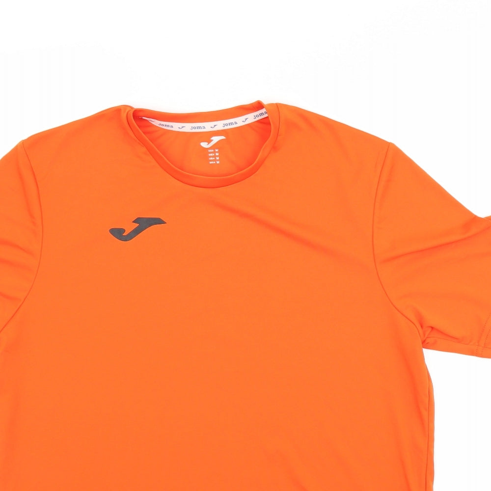 Joma Mens Orange    T-Shirt Size M