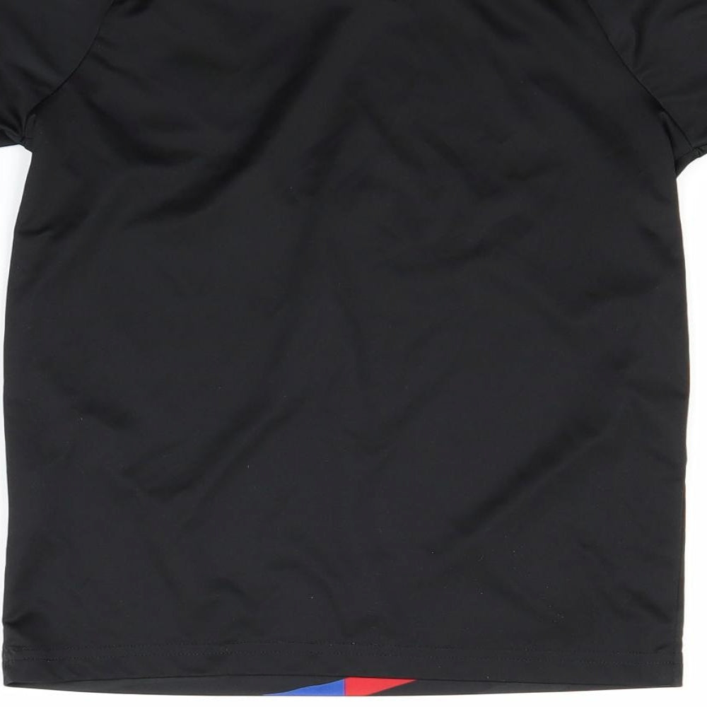 PUMA Boys Black   Basic T-Shirt Size 9-10 Years  - Crystal Palace F.C