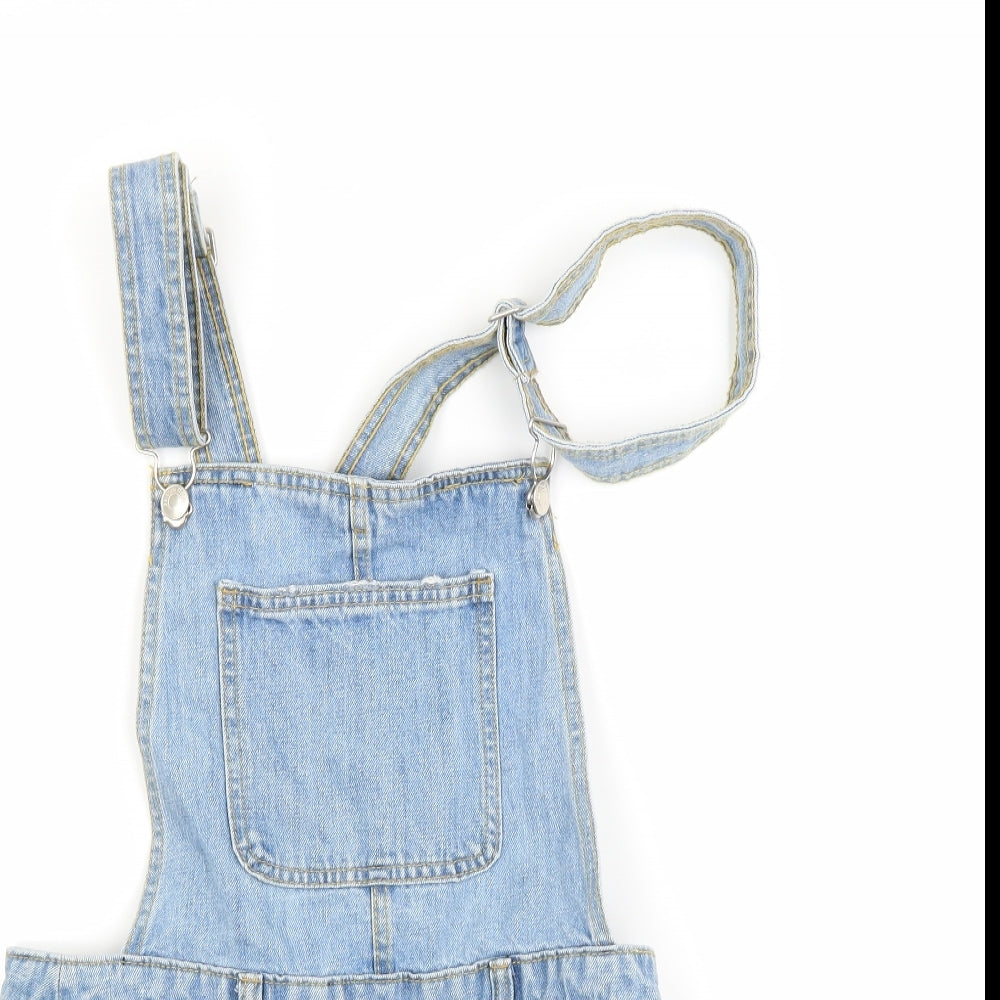 Berkshire Womens Blue  Denim Dungaree One-Piece Size S  - 31in Waist