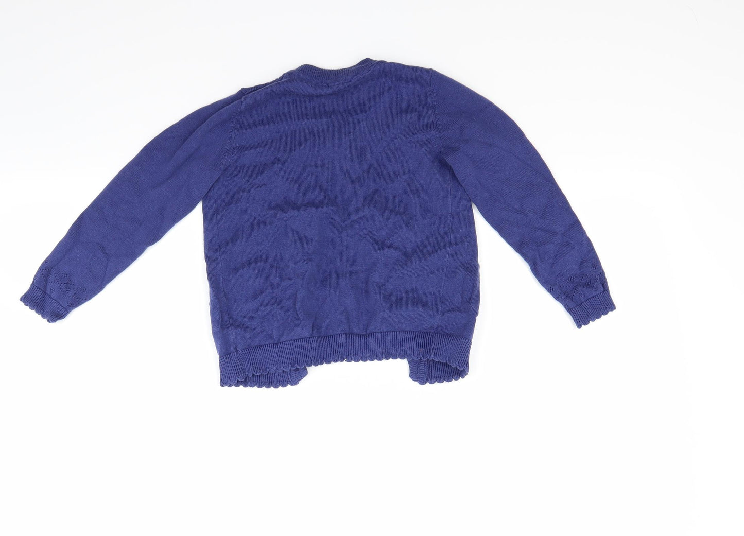 TU Girls Blue   Cardigan Jumper Size 3-4 Years