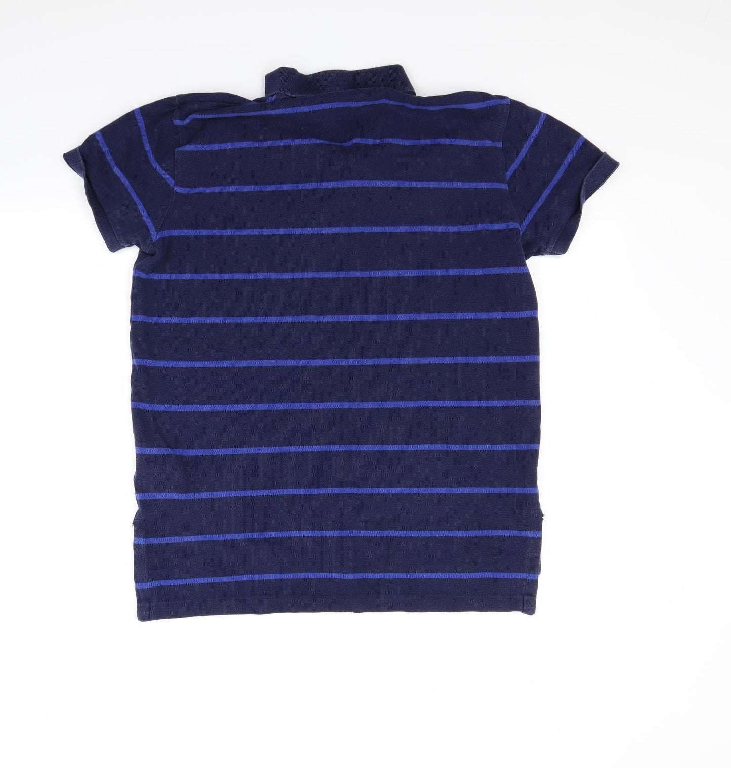 Polo Ralph Lauren Mens Blue Striped   Polo Size M