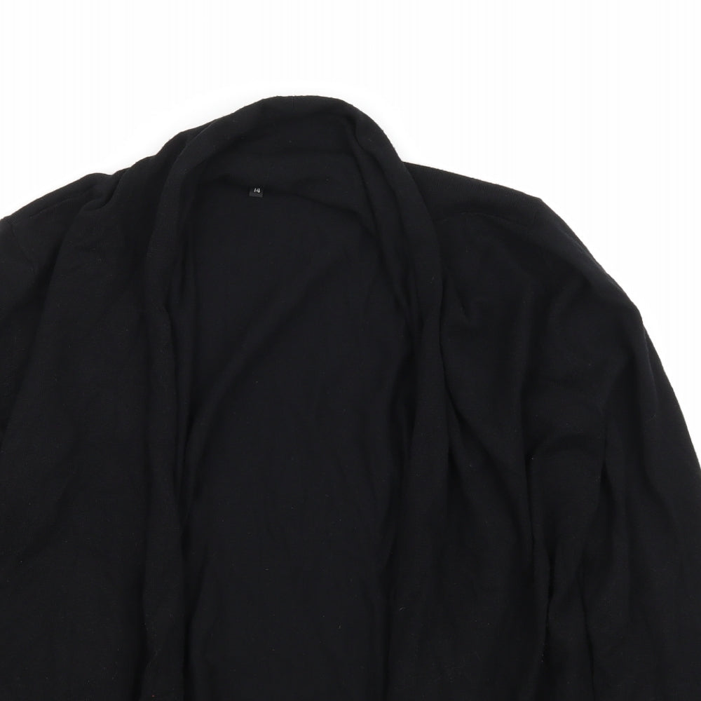 Papaya Womens Black   Cardigan Jumper Size 14