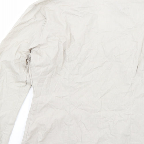 Preworn Womens Grey   Basic Button-Up Size L