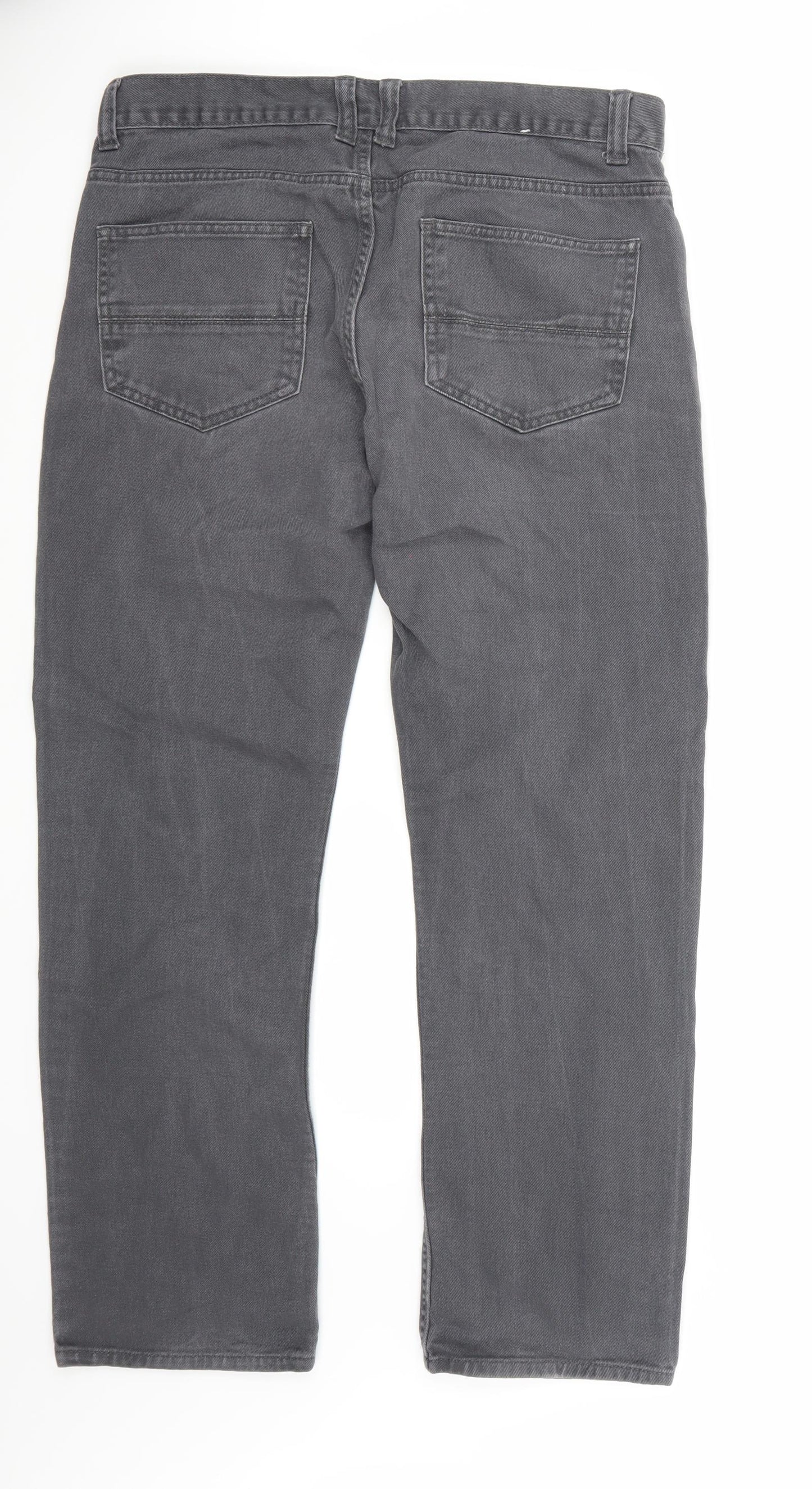 Preworn Mens Grey   Straight Jeans Size 34 L30 in