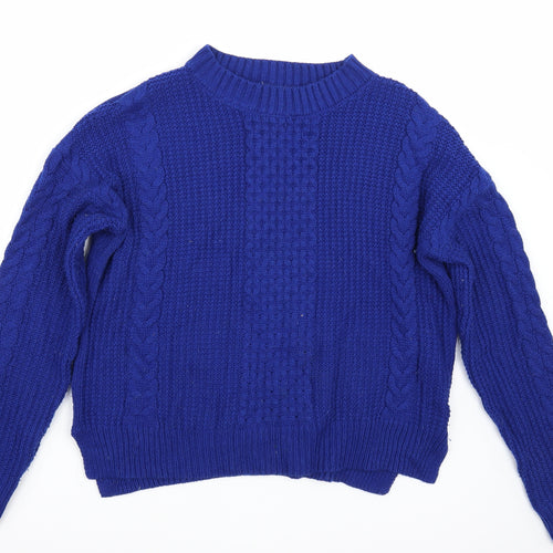Papaya Womens Blue   Pullover Jumper Size M