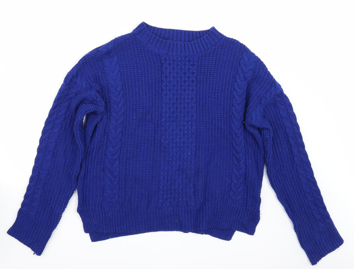 Papaya Womens Blue   Pullover Jumper Size M