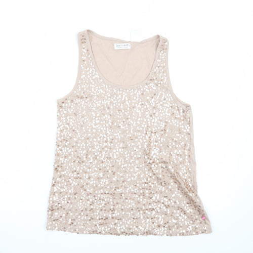 SOFT GREY Womens Pink   Basic Tank Size 8