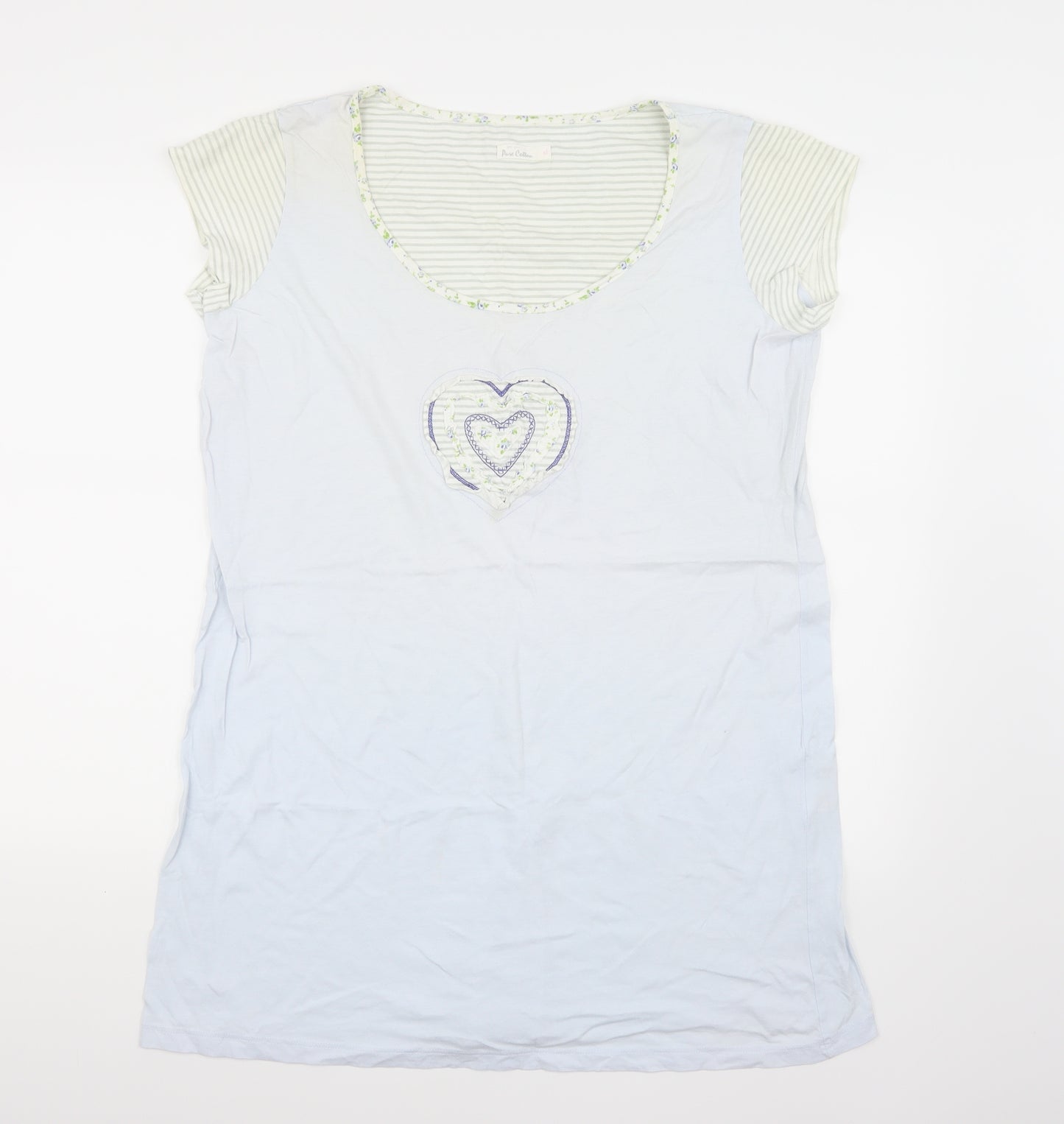 Pure cotton Womens Blue   Basic T-Shirt Size XL