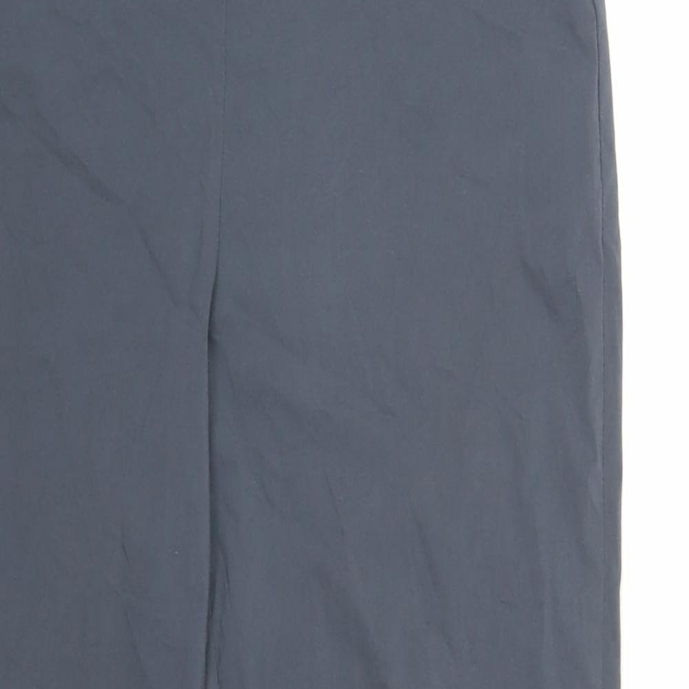 Foil Womens Grey   Cropped Trousers Size 8 L24 in