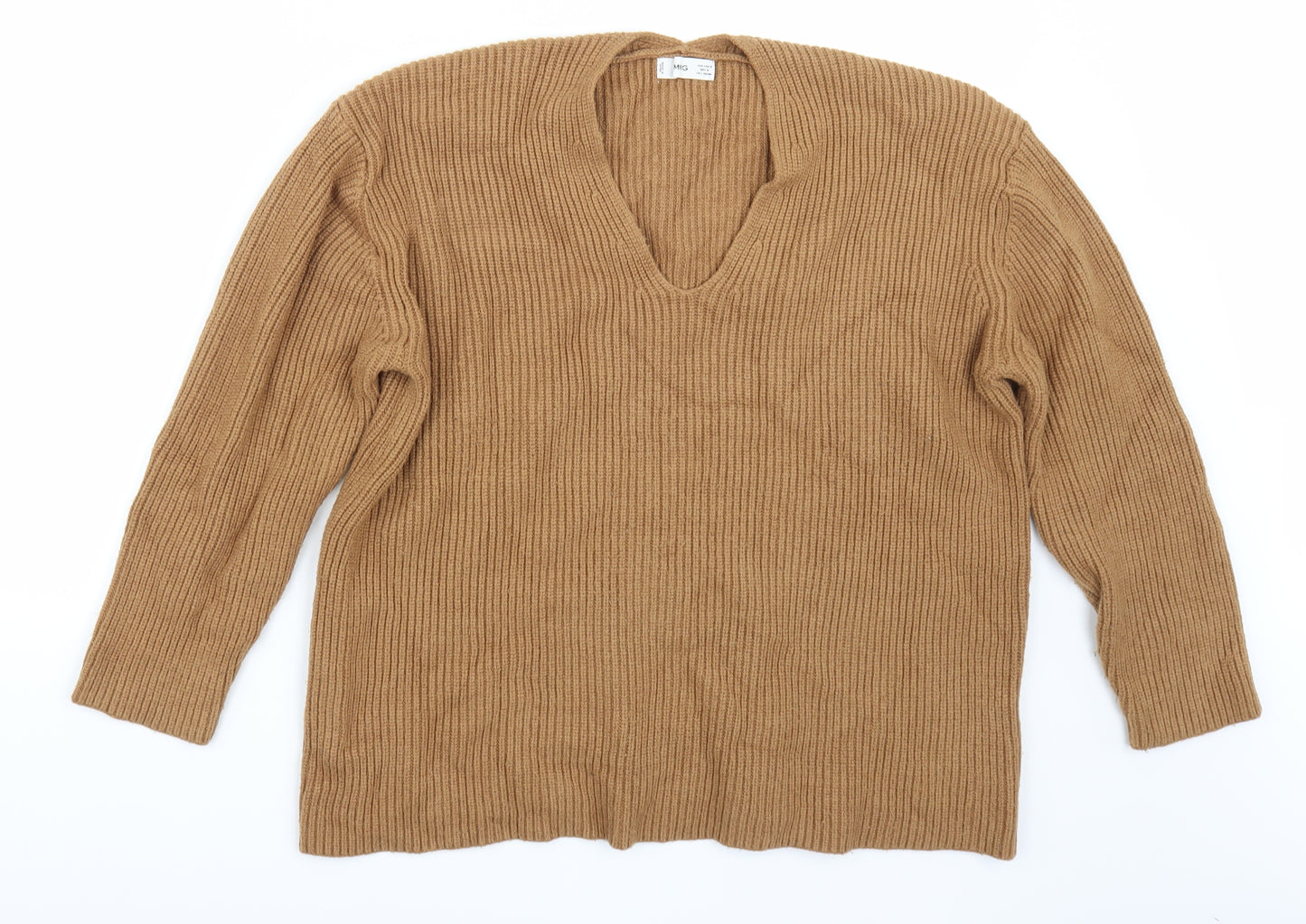 Mng Womens Brown   Pullover Jumper Size M