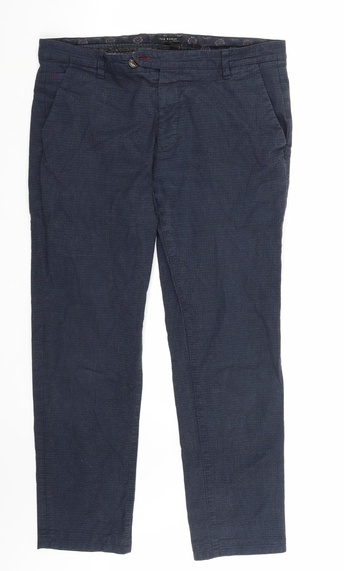 Ted Baker Mens Blue   Trousers  Size 38 L28 in