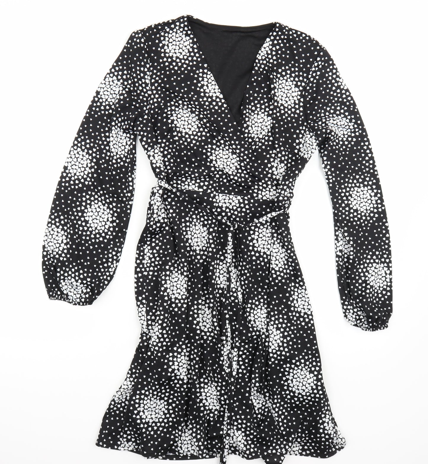 Wallis Womens Black   A-Line  Size 8