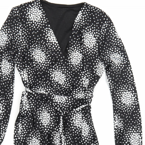 Wallis Womens Black   A-Line  Size 8