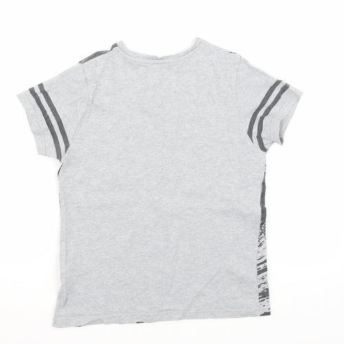 Marks and Spencer Boys Grey   Basic T-Shirt Size 9-10 Years