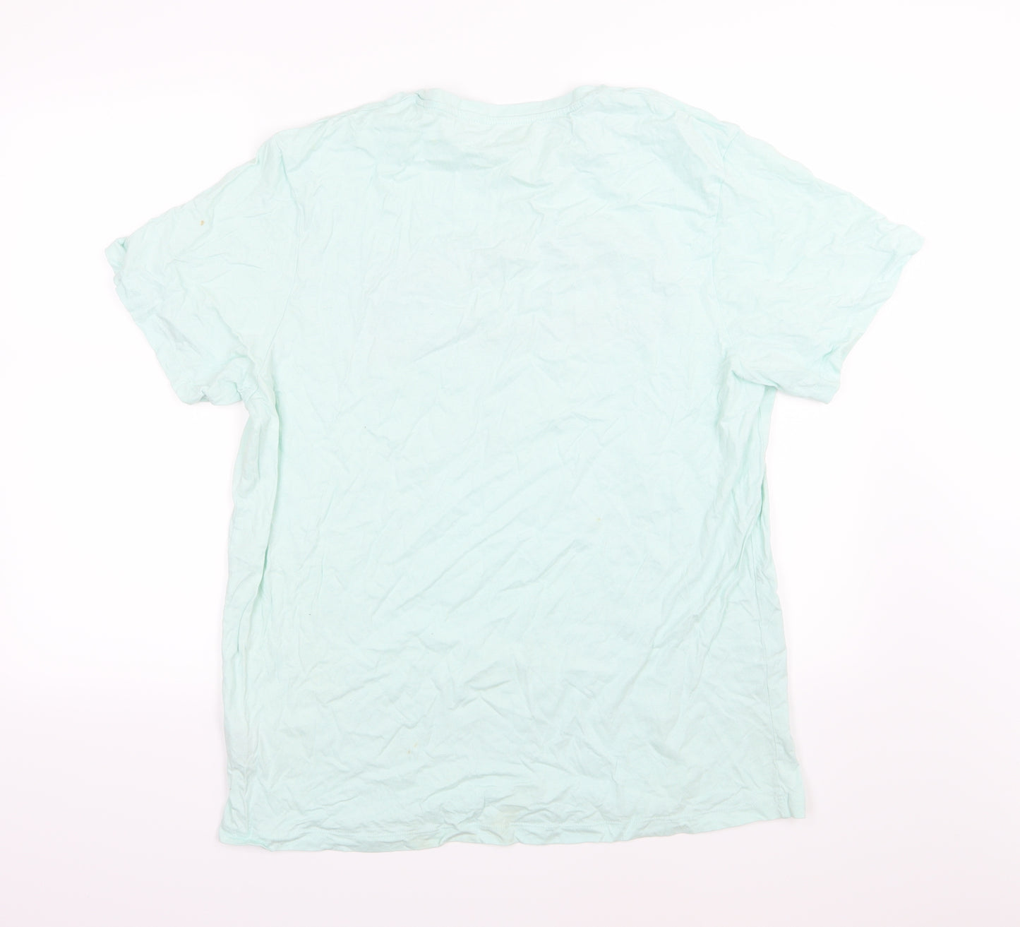 Primark Mens Green  Jersey  T-Shirt Size 2XL  - Summer Vibes