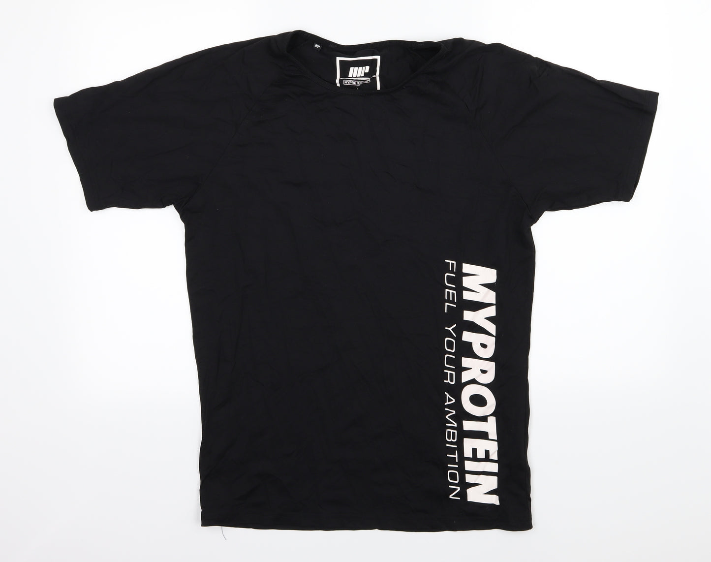 Myprotein Mens Black  Jersey  T-Shirt Size L