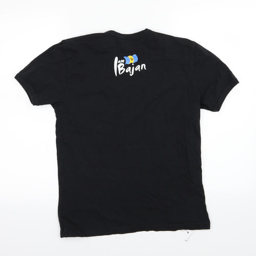 River Bay Womens Black  Jersey Basic T-Shirt Size M  - Bajan