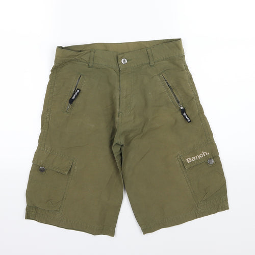 Bench Boys Green   Cargo Shorts Size 11-12 Years
