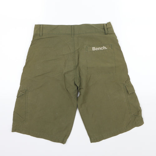 Bench Boys Green   Cargo Shorts Size 11-12 Years
