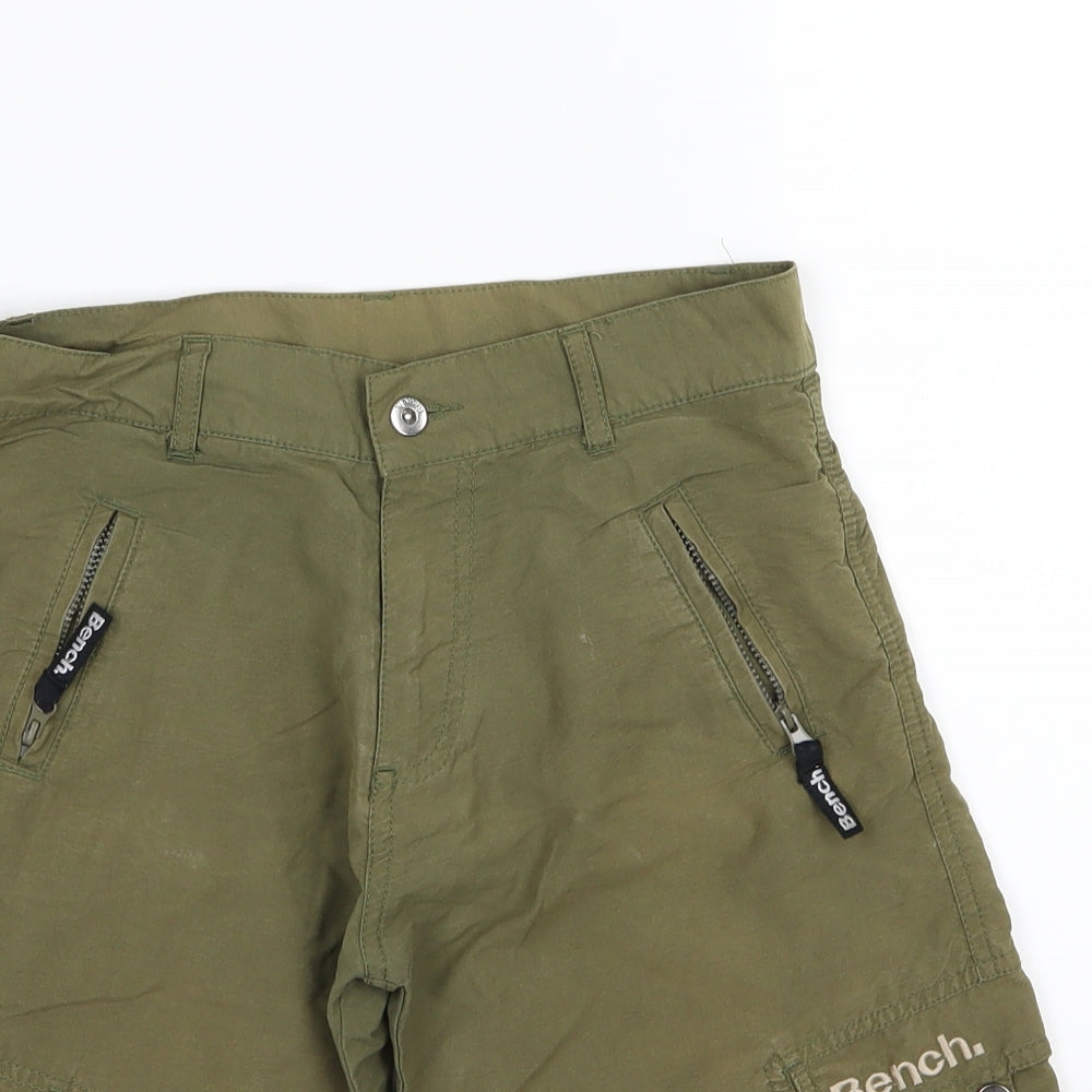 Bench Boys Green   Cargo Shorts Size 11-12 Years