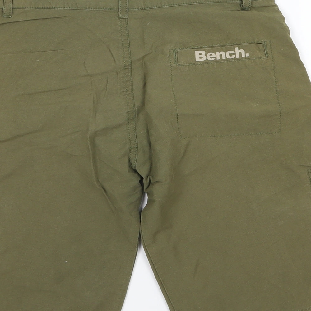 Bench Boys Green   Cargo Shorts Size 11-12 Years