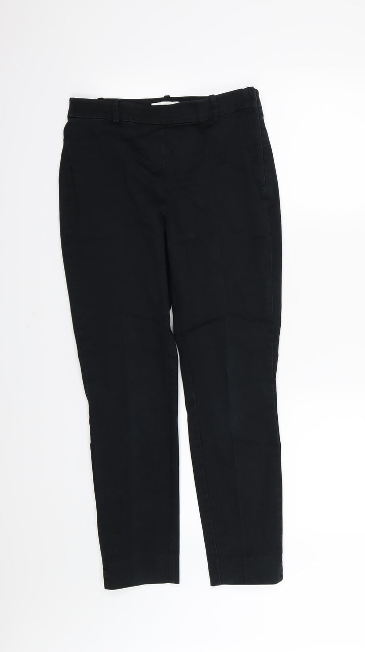 H&M Womens Black   Trousers  Size 10 L27 in