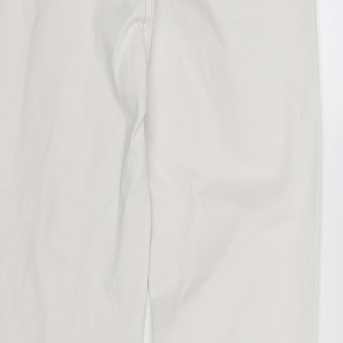 Mango Womens White  Denim Skinny Jeans Size 10 L26 in