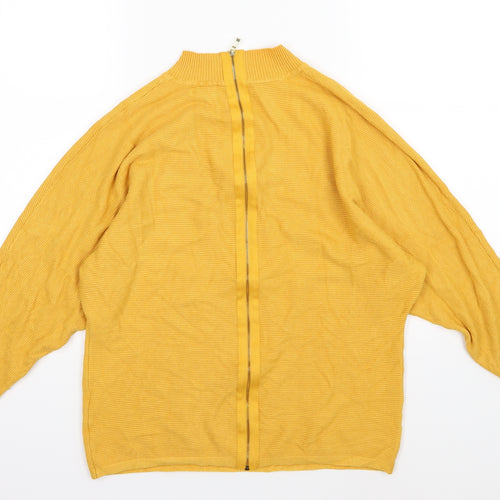 Primark Womens Yellow  Knit Pullover Jumper Size M