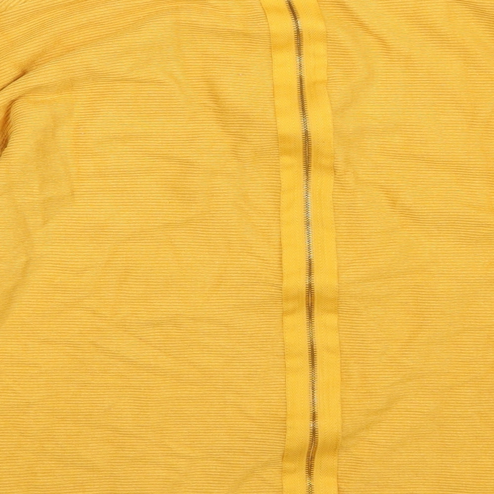 Primark Womens Yellow  Knit Pullover Jumper Size M