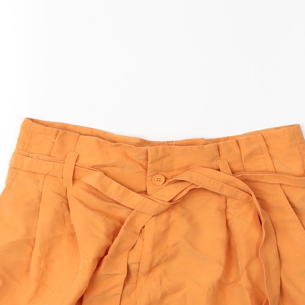 H&M Womens Orange   Bermuda Shorts Size 8
