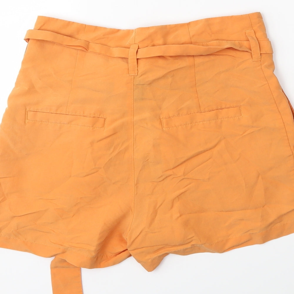 H&M Womens Orange   Bermuda Shorts Size 8