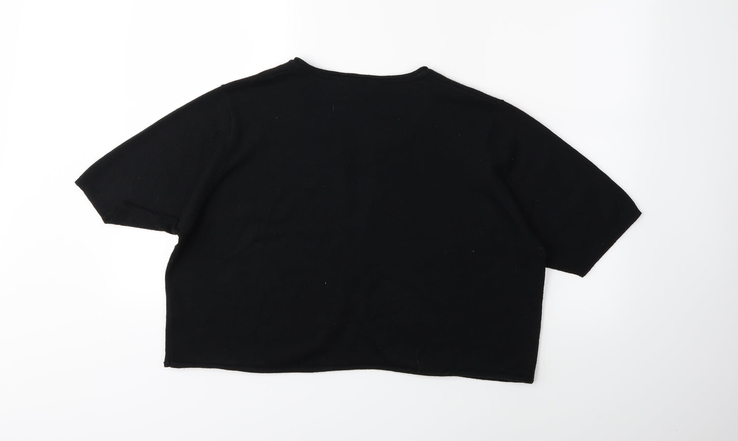 Simply Be Womens Black  Knit Cardigan Jumper Size 20