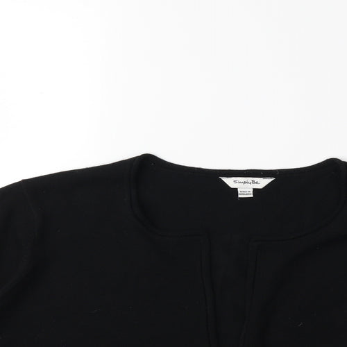 Simply Be Womens Black  Knit Cardigan Jumper Size 20