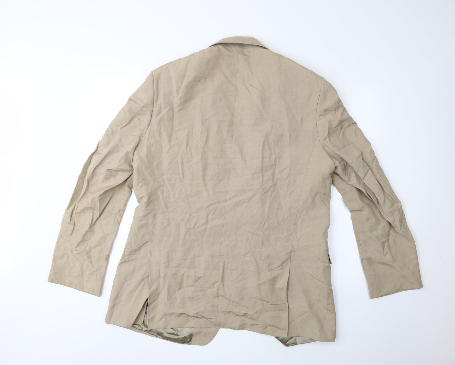 Jaeger Mens Beige   Jacket Suit Jacket Size 44