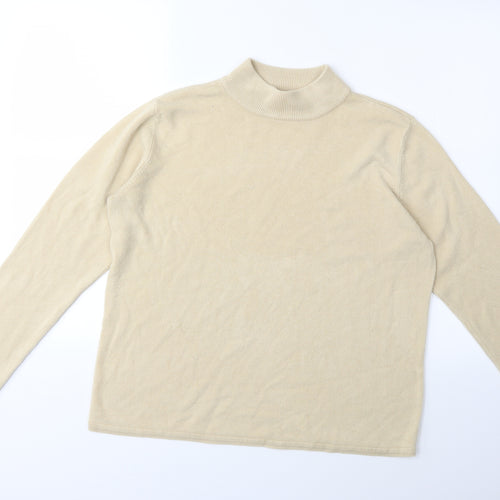 Bonmarché Womens Beige  Knit Pullover Jumper Size M