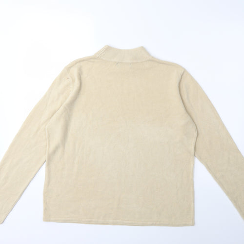 Bonmarché Womens Beige  Knit Pullover Jumper Size M