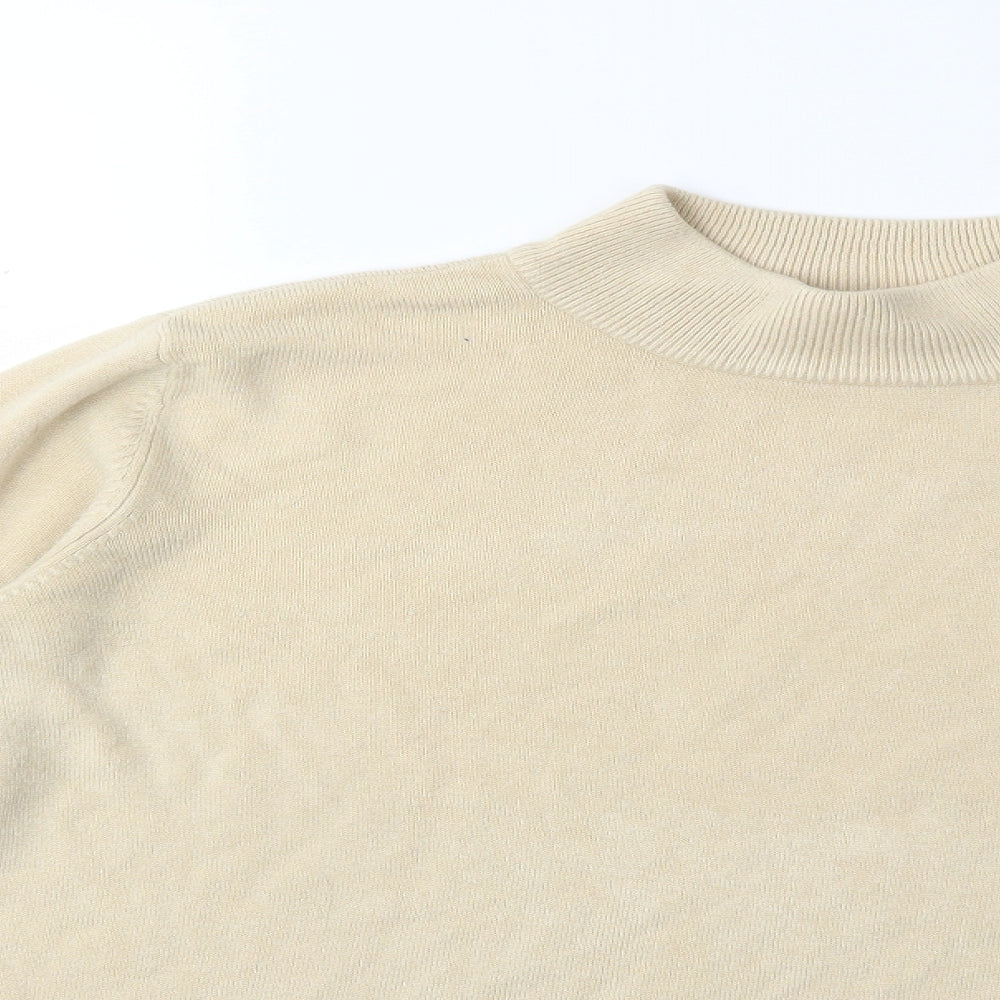 Bonmarché Womens Beige  Knit Pullover Jumper Size M