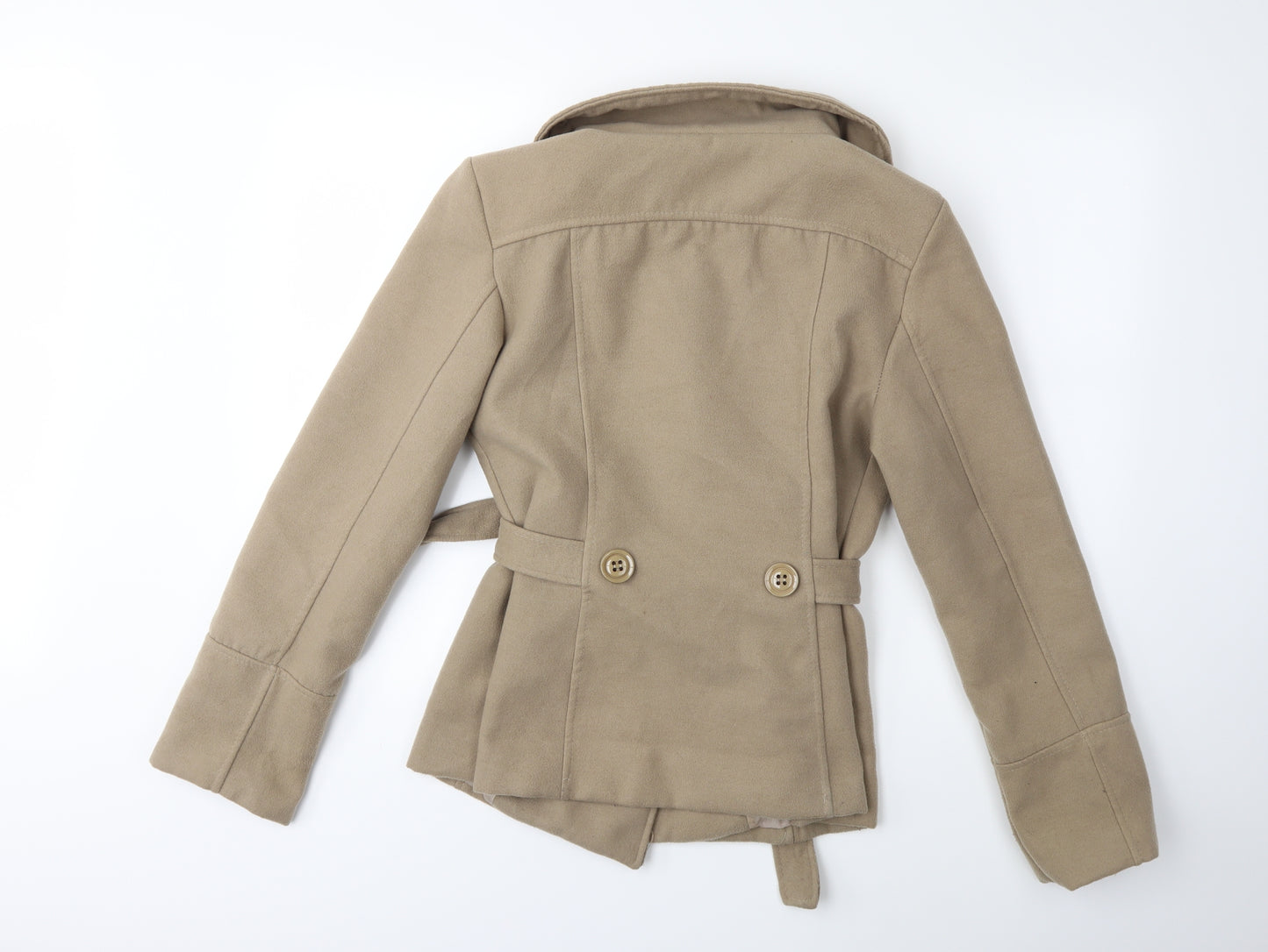 Preworn Womens Beige   Jacket Coat Size 2XL