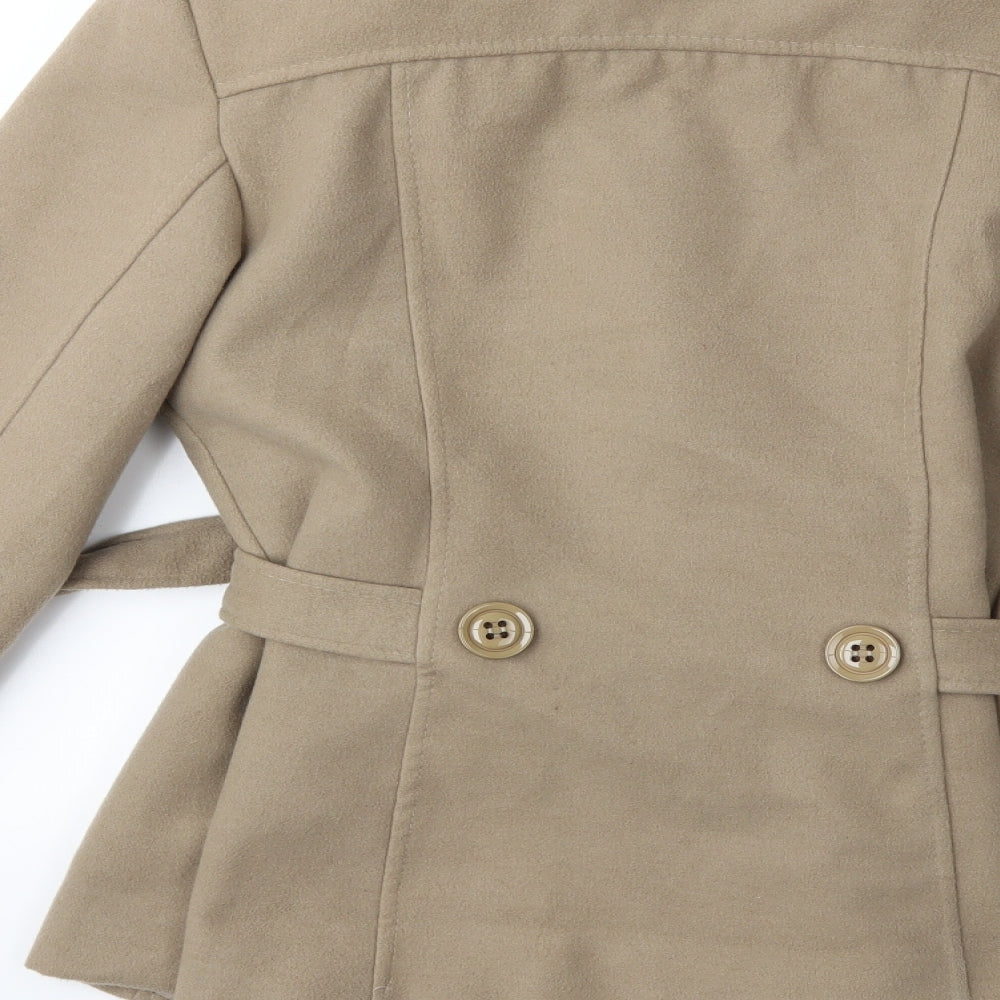Preworn Womens Beige   Jacket Coat Size 2XL