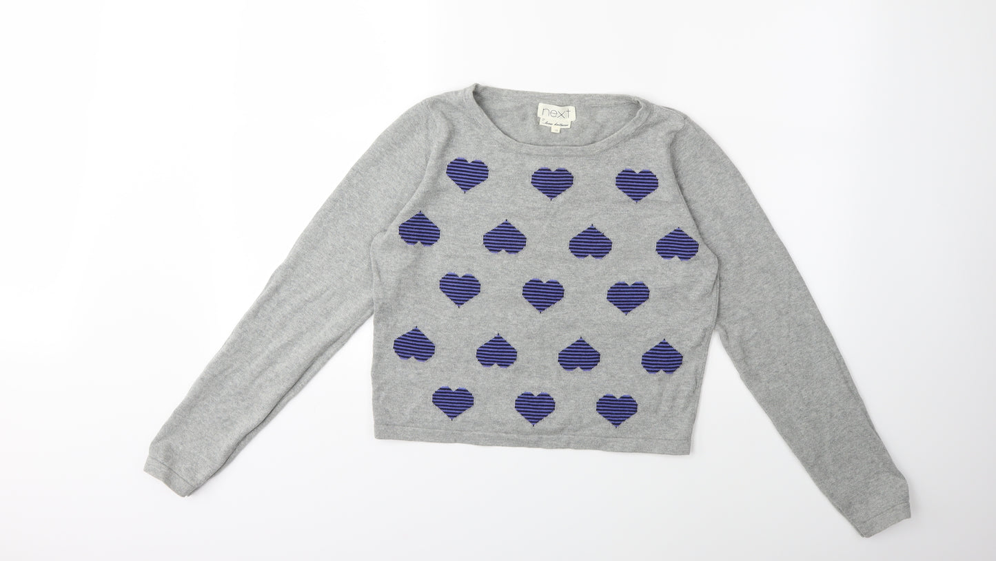 NEXT Womens Grey   Pullover Jumper Size 10