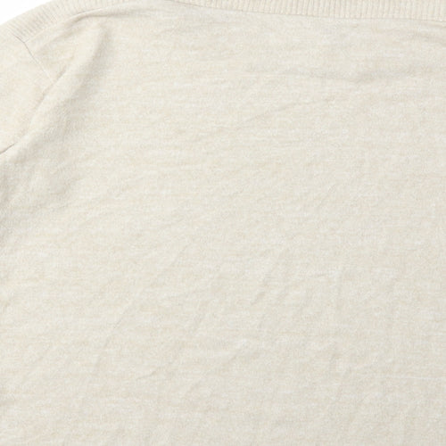 Papaya Womens Beige   Pullover Sweatshirt Size M
